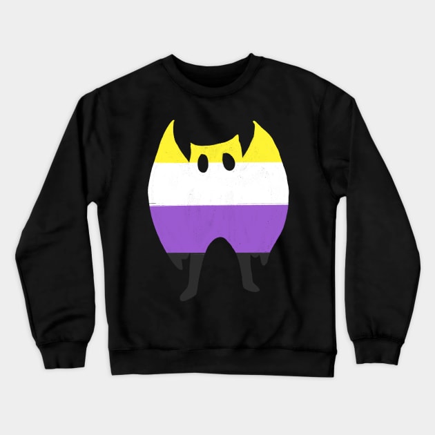 Mothman enby pride Crewneck Sweatshirt by AlexTal